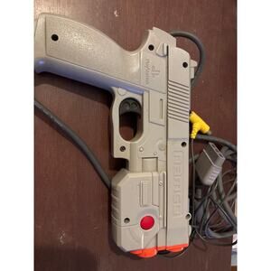 Namco Guncon NPC-103 Light Gun Sony PlayStation 1 PS1, Gray